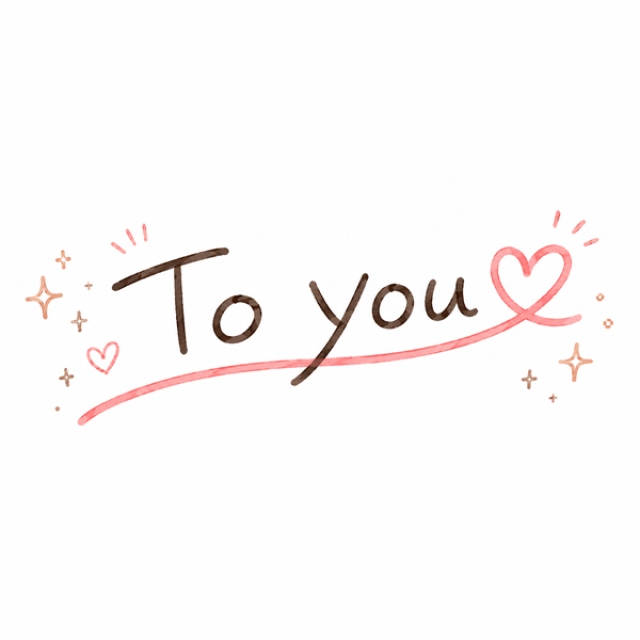 To you