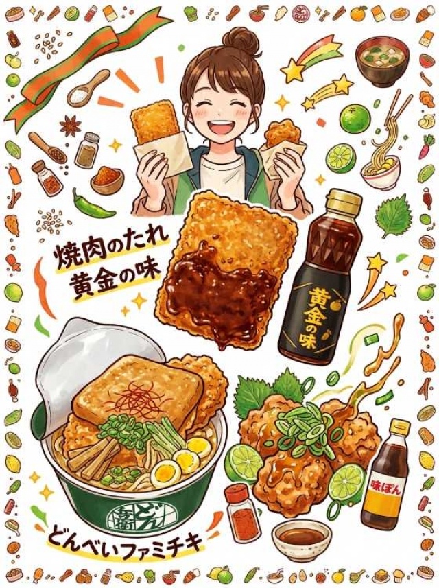 ファミチキに焼肉のたれをかけた？